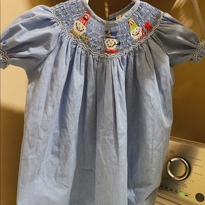 Smocked Christmas dress
